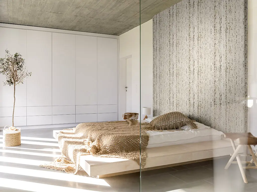 Tapet imitaţie zid piatră stilizată, Marburg Travertino 33351, vlies extralavabil
