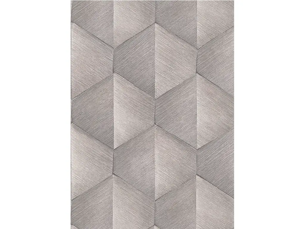 Tapet gri taupe cu model geometric, Erismann GMK4 1037038, vlies extralavabil