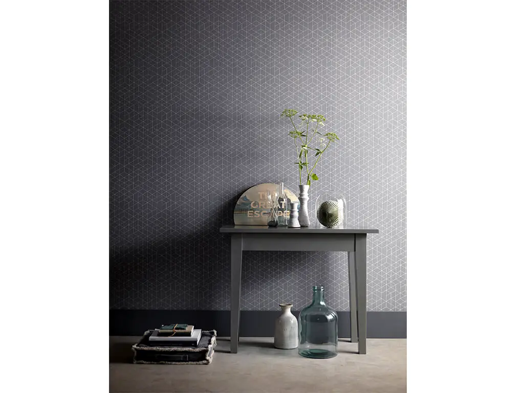 Tapet modern gri, Erismann, model geometric gri, Profi Selection 656610