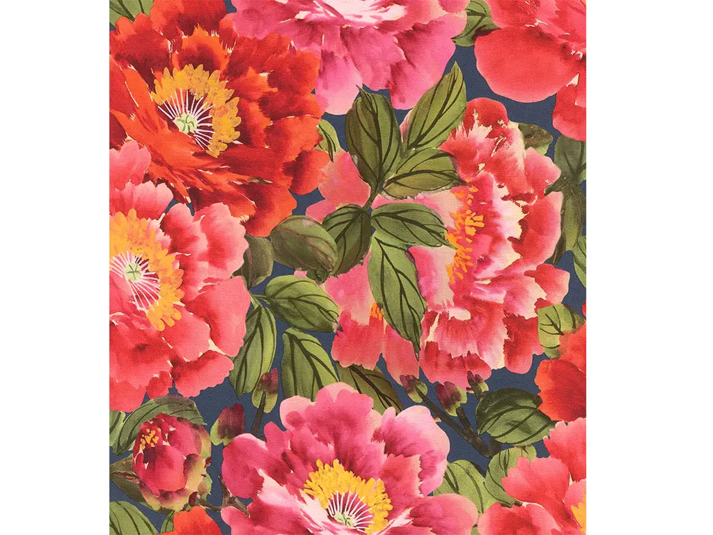 Tapet floral colorat, superlavabil, Home Design 408355