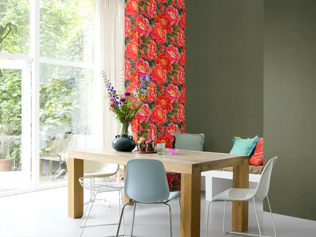 Tapet floral colorat, superlavabil, Home Design 408355