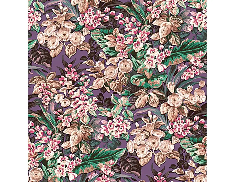 Tapet floral mov, Beaux Arts, extralavabil, BA220024