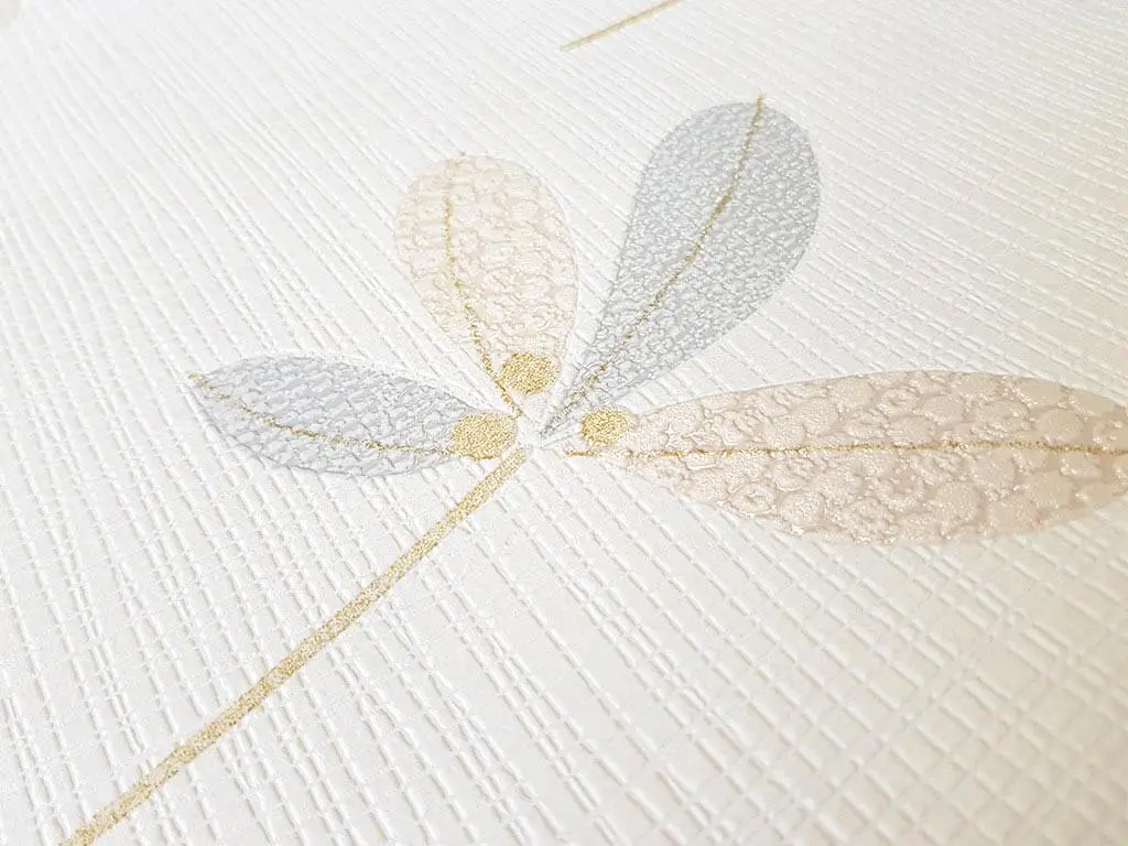 Tapet floral Casual Chic Novara, PS International, culoare bej, dimensiune tapet 53x100 cm