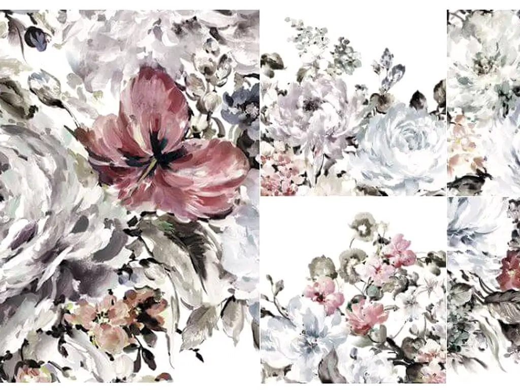 Fototapet floral Posy, Komar, print digital, 400x280 cm