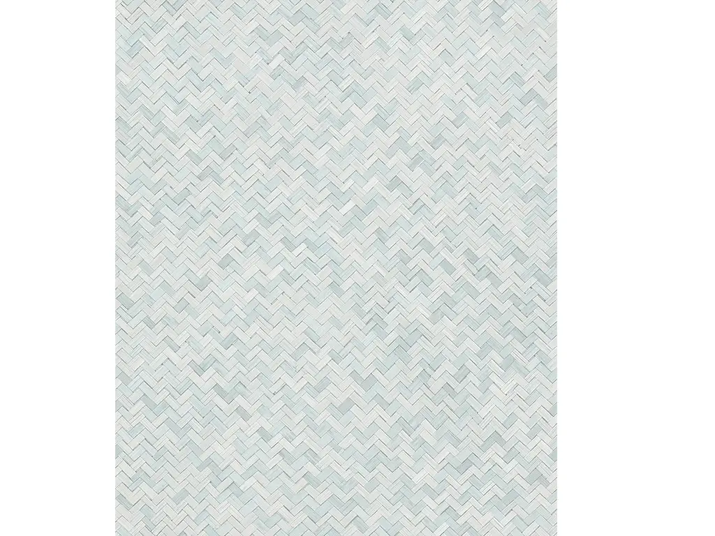 Tapet bleu pastel cu model geometric, Marburg Botanica 33312