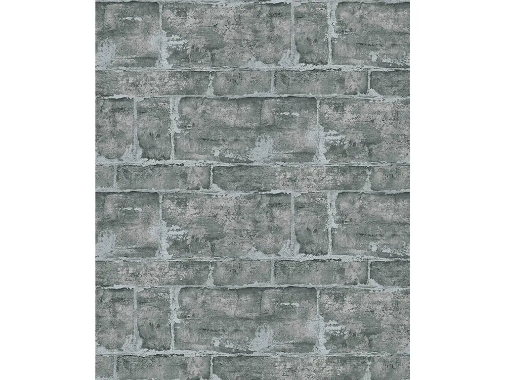 Tapet imitaţie zid de piatră gri închis, Erismann GMK 3, 1022215