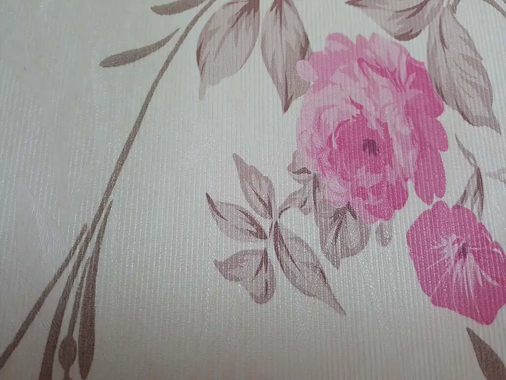 Tapet PVC autoadeziv flori roz Sofia