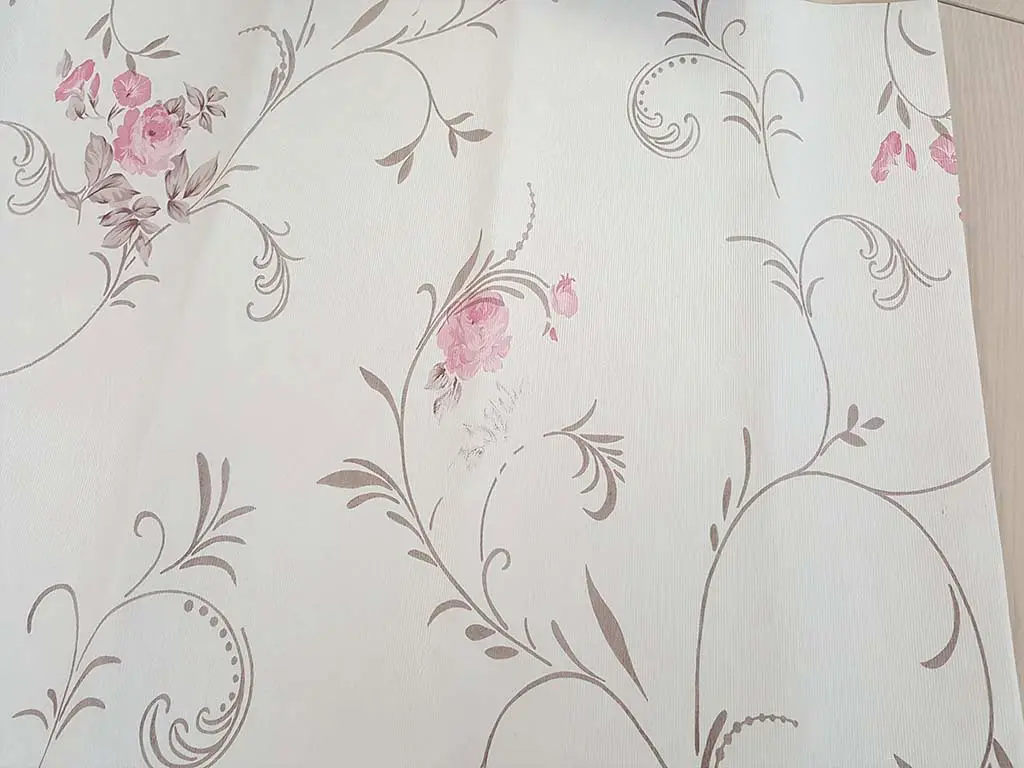 Tapet PVC autoadeziv flori roz Sofia