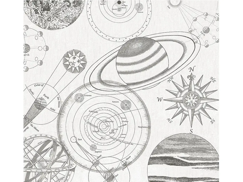 Fototapet Cosmos Sketch, Komar, 300x280 cm