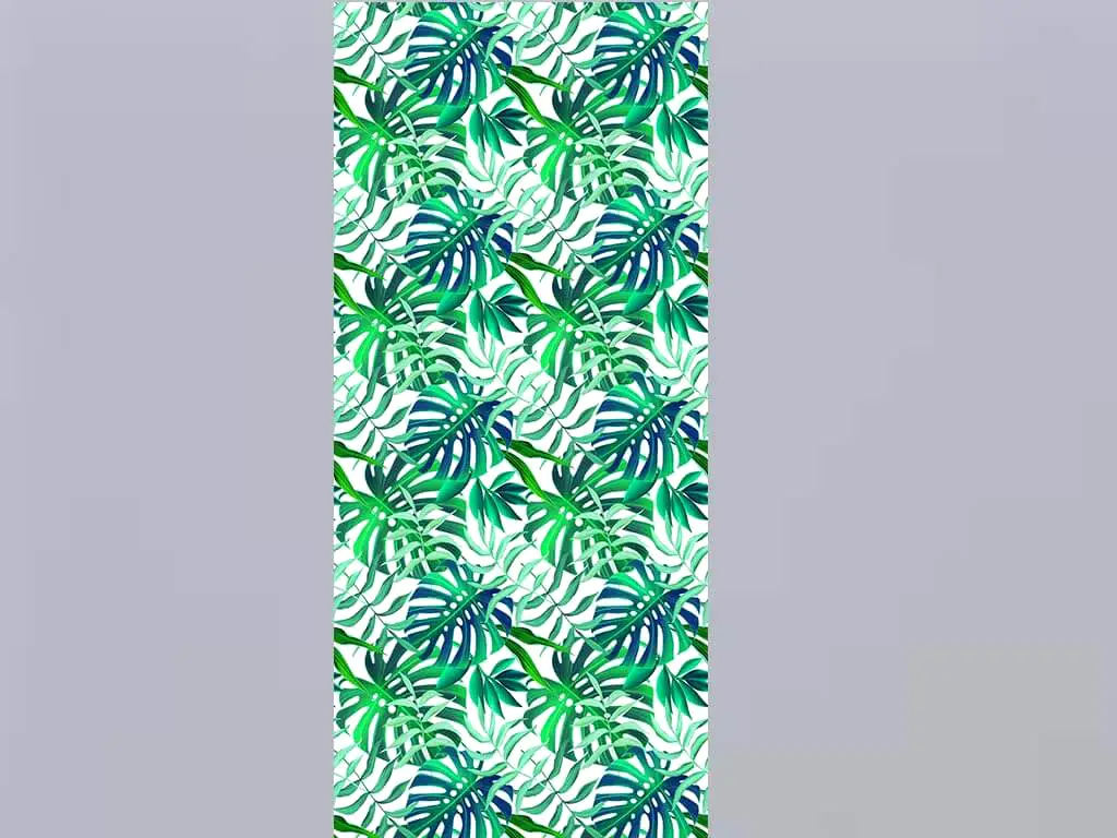 Tapet frunze verzi Tropical, AGDesign, verde, 0.53x10 metri