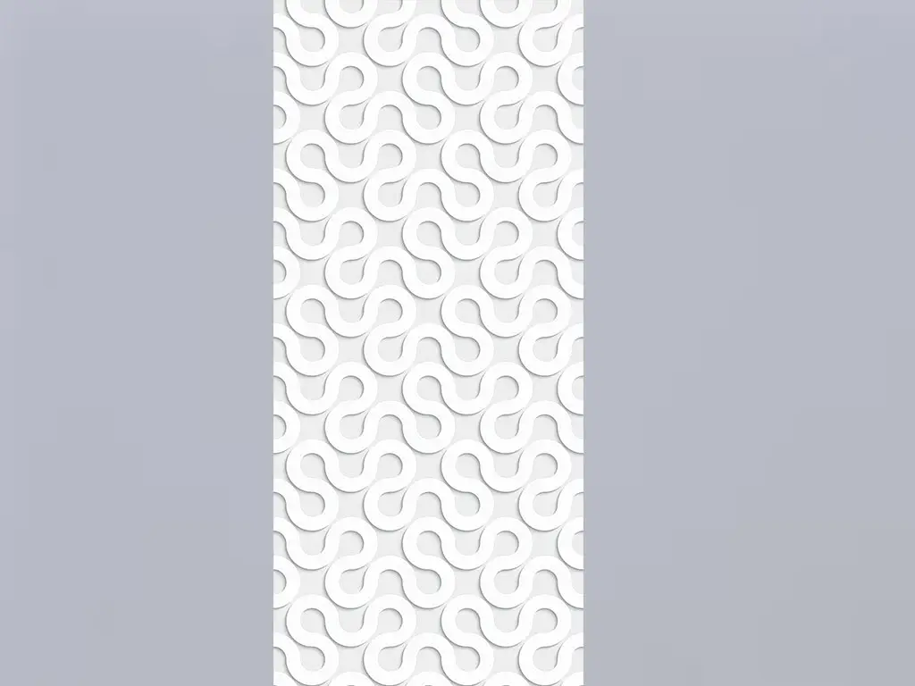 Tapet vlies Moro, AGDesign, decorațiune cu imprimeu geometric, tapet alb de perete