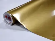 Autocolant auriu lucios Oracal Economy Cal, Gold 641G091, lățime 100 cm