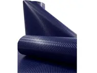 Autocolant albastru închis carbon 3D, Folina, aspect mat, rolă de 152x200 cm