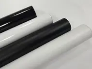Set 4 role autocolant cutter plotter 30x100 cm – alb și negru, lucios și mat
