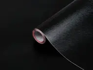 Autocolant decorativ imitaţie piele neagră Leder, d-c-fix, 90 cm lățime