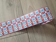 Set 10 borduri autoadezive decorative, cu motive tradiţionale româneşti, Folina08 , 7x100 cm