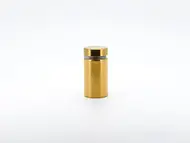 Distanțiere semnalistică din inox, aurii, Folina, 16x20 mm