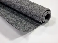 Fetru la metru, pâslă gri cu grosime de 2 mm, 90 cm lățime