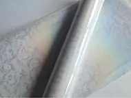Autocolant tuning auto cameleon alb holografic, 75x200 cm