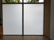 Folie geam sablat, White Matte, autoadezivă, mată cu aspect lăptos, rolă de 60x200cm