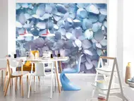 Fototapet floral albastru, Komar Light Blue, dimensiuni 368 x 254 cm