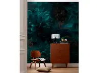 Fototapet floral 3D Ombres, Komar, verde, 400x280 cm