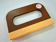 Racletă profesională din lemn cu cap din pâslă, dimensiune 10x15 cm
