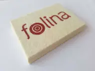 Racletă din lână, Folina, pentru aplicare autocolant şi stickere, 10 x 7 cm