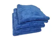 Set 3 lavete microfibră pentru praf, Folina LVT57 albastre, 40x40 cm