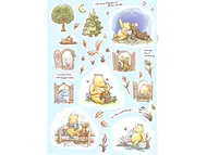 Set 61 stickere Ursuleţul Winnie the Pooh Adventures, Komar, planşă de 50x70 cm