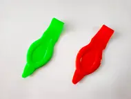 Set 2 raclete din plastic pentru colantare auto, capăt dublu pentru colțuri