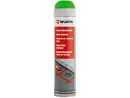 Spray cu vopsea pentru marcaje Verde Neon, Wurth, 600 ml, lavetă de curățare inclusă