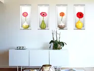 Sticker perete 3D Flower Decor