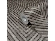 Tapet chevron textură lemn gri, Marburg Travertino 33380, vlies extralavabil