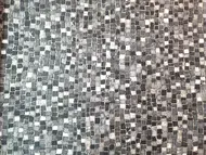 Tapet mozaic gri închis Reflets L78419
