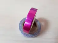 Washi tape roz metalic