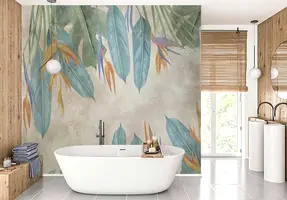 Redefineşte decorul pereţilor din baie cu tapetul rezistent la apă Brush cu Water System