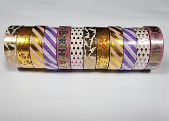 12 benzi washi tape folina mix18