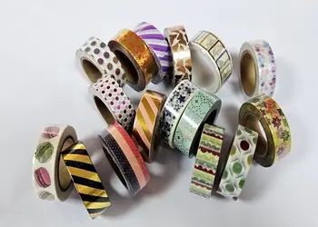 set 16 role washi tape