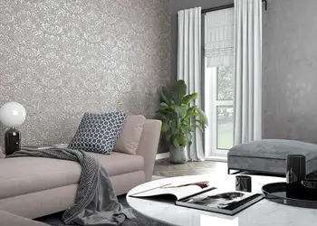 tapet decorativa gri cu insertii bronz marburg 32614