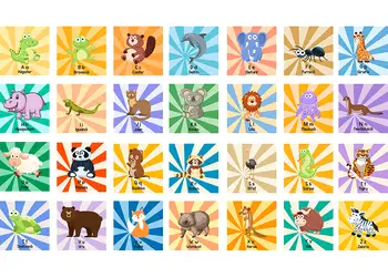 Alfabet animale simulare 2