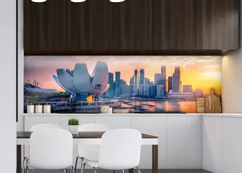 Autocolant bucatarie golful Marina Singapore 1