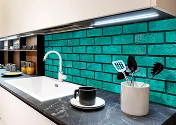 Autocolant caramida turcoaz 4