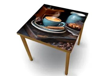 Autocolant masa model ceasca cafea 100cm latime 1