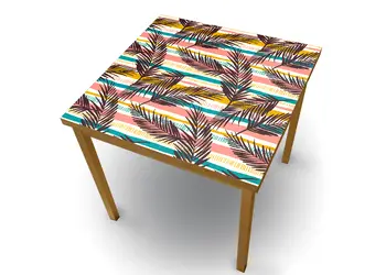 Autocolant masa model frunze retro 1