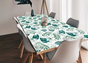 Autocolant masa model frunze tropicale 1