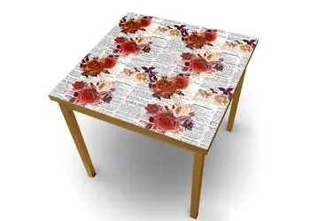 Autocolant masa model ziare cu flori v5 1