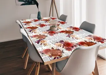 Autocolant masa model ziare cu flori v5 1