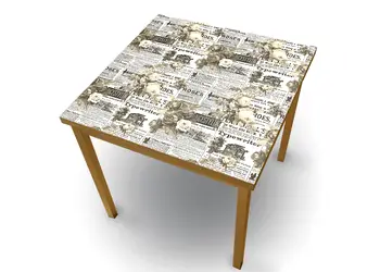 Autocolant masa model ziare cu flori v8 1