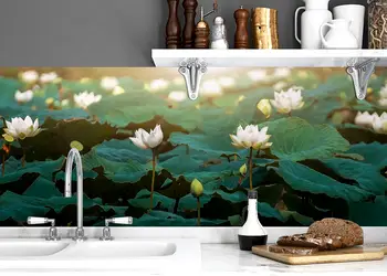 Autocolant perete Folina model Nuferi rola de 67 200 cm simulare 1